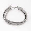 Niche high-end multi-layer choker choker stainless steel elastic snake...
