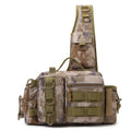 Men's Fishing Backpack: Equipped with bait box