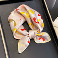 Cashew Fashion Silk Square Scarf Women's Mulberry Silk Scarf...