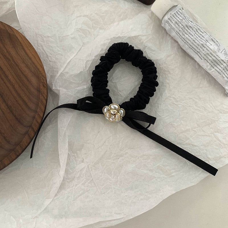 Camellia Bow Ribbon Hair Tie Women's Hair Rope Headdress Hair Accessories