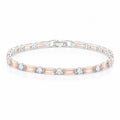 Hip Hop Tennis Zircon Chain Bracelet for Men and Women