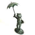 Frog Ornament Resin with Umbrella