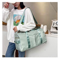 Sport Fitness Gym Bag with Shoes Compartment Travel Overnight...