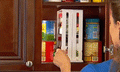 Kitchen Spice Organizer Rack Multi-Function Rotating Storage Shelf Slide...