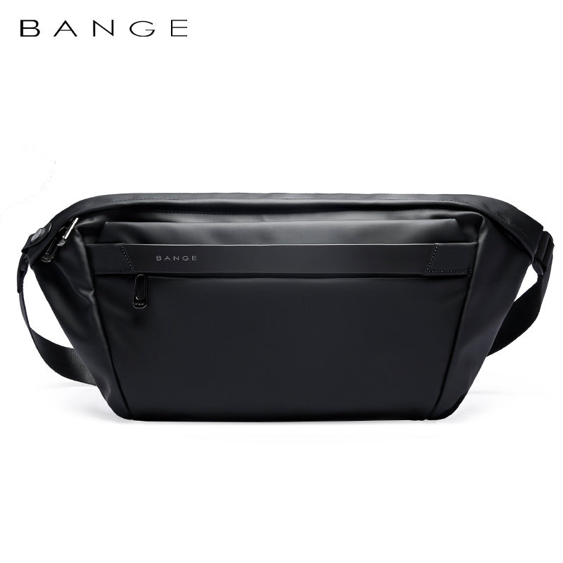 New Men's One Shoulder Messenger Bag Trendy Cool Chest Bag Large Capacity Light Weight Men's Bag Sling Bag