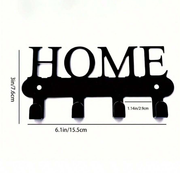 Wall-Mounted Key Rack,Metal Coat Key Holder,Minimalist Entryway Organizer