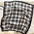 Checkered Scarf  Women's Square Scarf Professional Scarf