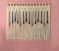 Hand-woven curtain tapestry door curtain partition tassel curtain dyeing...