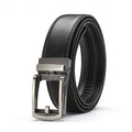Genuine leather belt men's automatic buckle belt cowhide belt...