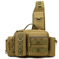 Men's Fishing Backpack: Equipped with bait box