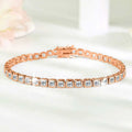 New 3mm Square Zircon Bracelet for Men and Women