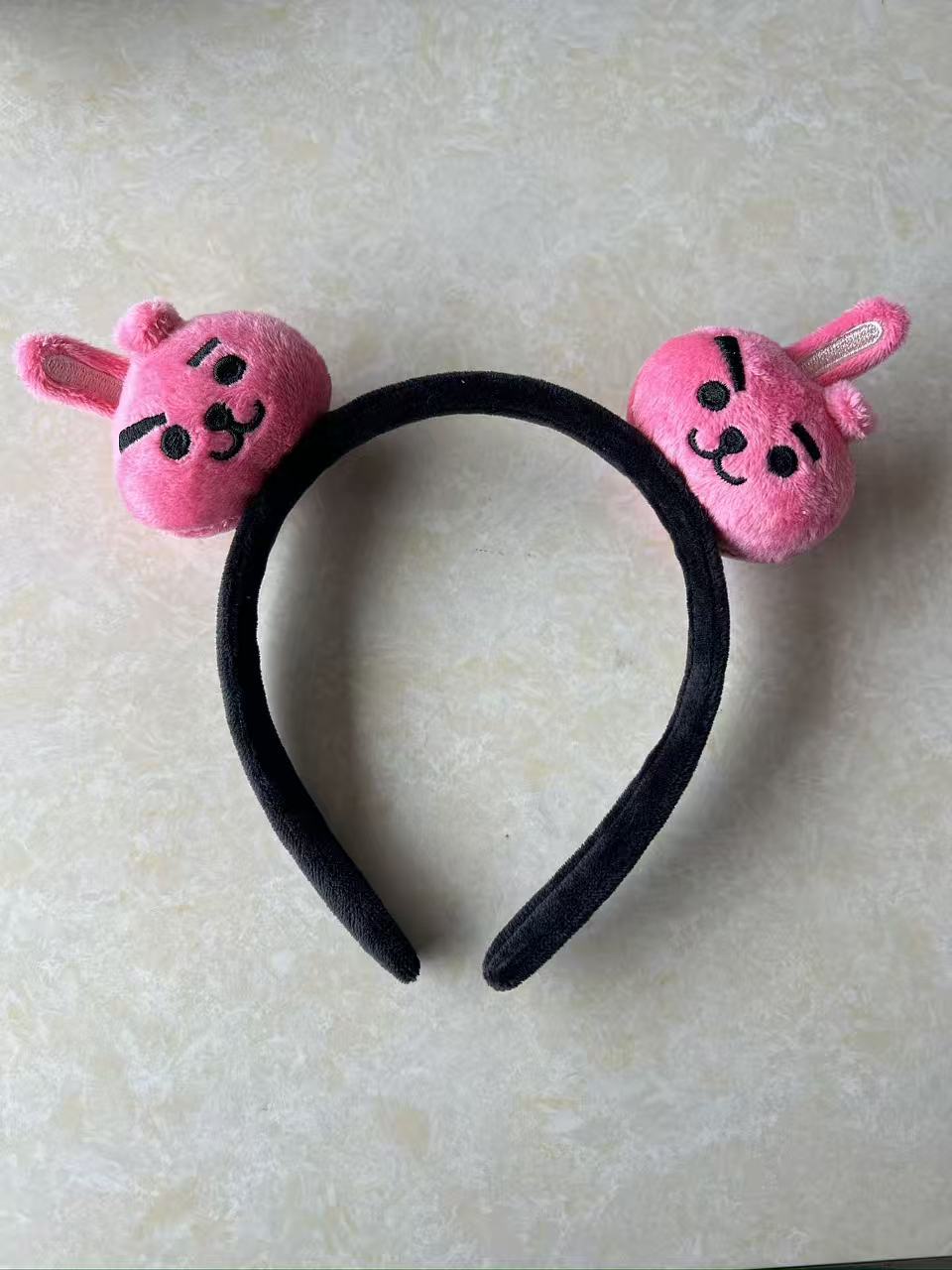 Plush doll headband