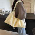 Ruched Shoulder Tote