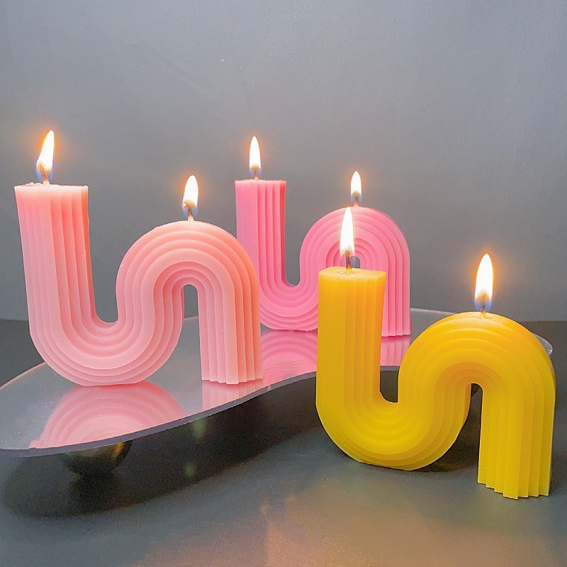 Geometric Aromatherapy Candle Recommendation 3D Simple Home Decoration Fragrance Candle