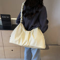 Ruched Shoulder Tote