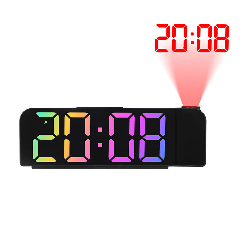 Projection Alarm Clock LED Display Electronic Clock Alarm Clock