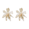 Resin earrings acrylic earrings flower shaped earrings vintage earrings