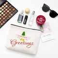 Cosmetic Bag Waterproof Cotton And Linen Zipper Bag Cosmetic...