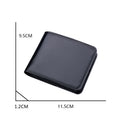 Wallet Men's Short Wallet Business Wallet Simple Men's College...