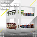 Kitchen Spice Organizer Rack Multi-Function Rotating Storage Shelf Slide...