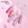 Niceface Glass Water Glossy Lip Gloss Transparent Lip Gloss...