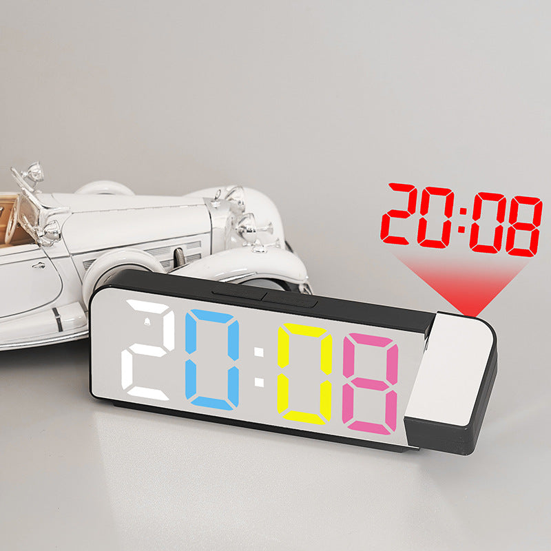 Projection Alarm Clock LED Display Electronic Clock Alarm Clock