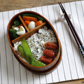 Japanese Creative Wooden Lunch Box Divided Lunch Box Student...