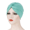 Muslim Women Stretch Cotton Striped Beanie Turban Chemo Hat...