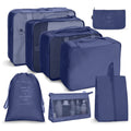 8Pcs/set Packing Cubes Luggage Organizer Bags Travel Suitcases Organizers...