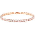Hip Hop Tennis Zircon Chain Bracelet for Men and Women