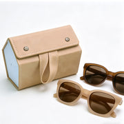 5in1 Sunglasses Travel Case Organizer Hangable, Eyeglasses Foldable Storage Organizer