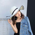 Women's Foldable Wide-Brim Sun Hat