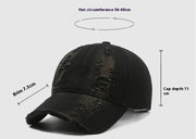 Street Hole Vintage Baseball Cap Men Do The Old Cowboy Washed