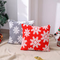 Christmas Snowflake Pillow Creative Pillow Set Holiday Living Room...