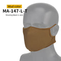 WoSporT shooting mask silicone mask tactical multifunctional cycling half...