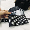 Rivets Waist Pack Luxury Designer Fanny Pack Small Women...