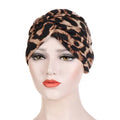 Muslim Women Stretch Cotton Striped Beanie Turban Chemo Hat...