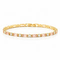 Hip Hop Tennis Zircon Chain Bracelet for Men and Women