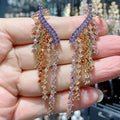 Vintage Rainbow Tassel Earring for Women