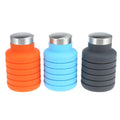 Water Bottle Portable Silicone Retractable Folding Water Bottle Outdoor...