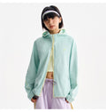 Lightweight hooded sunscreen jacket