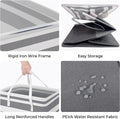 Collapsible Fabric Laundry Hamper Clothing Storage Basket Multi-purpose Organizer...