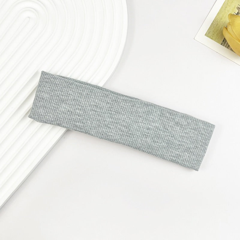 Sports headband yoga fitness sweat-absorbent elastic headband simple versatile casual headband Korean style headband