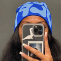 Bean hat contrasting candy colored woolen hat knitted hat...