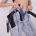 Women Waist Pack Leather Fanny Pack Luxury Women Belt...