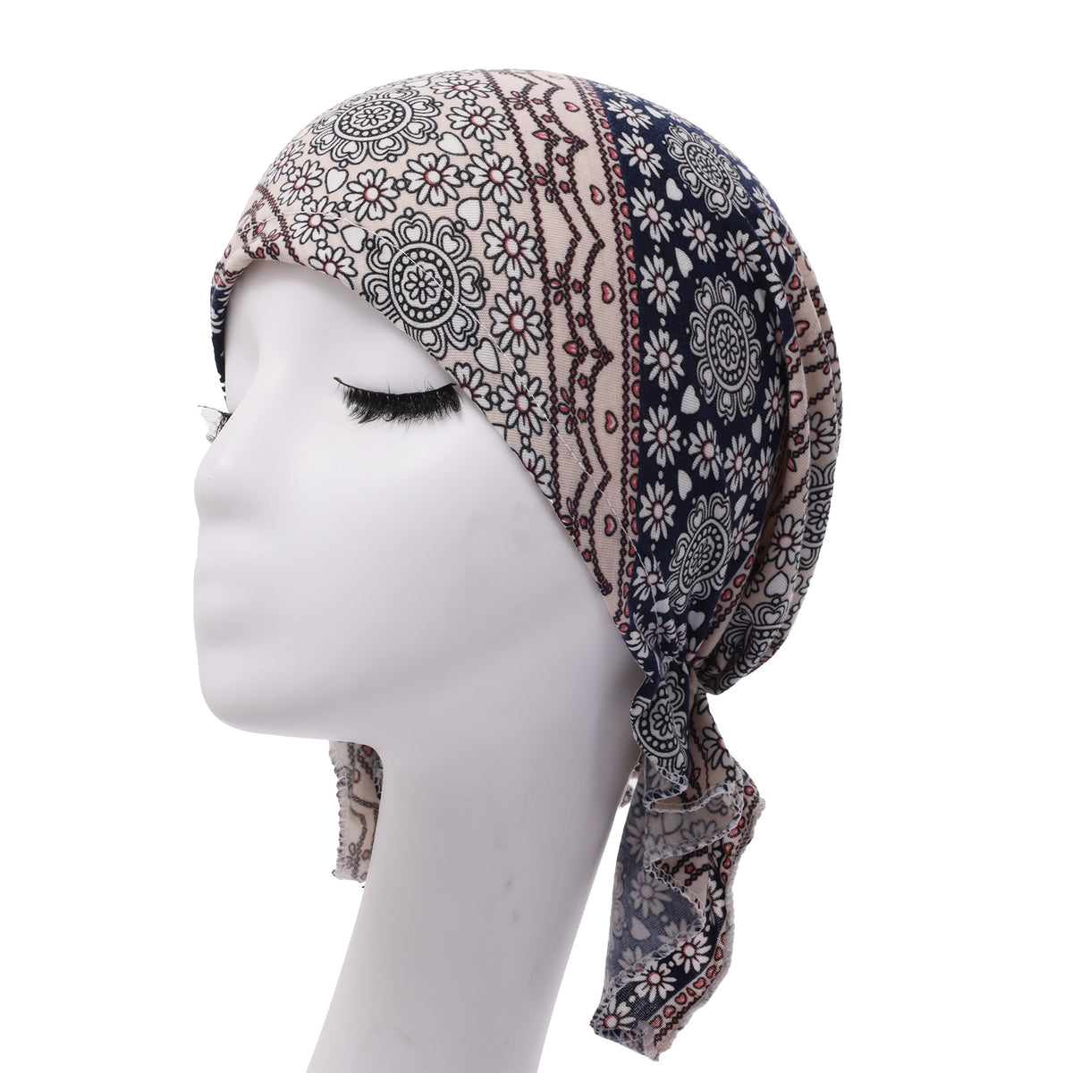 Women's Hat Short Cap Headscarf