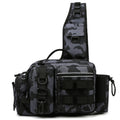 Men's Fishing Backpack: Equipped with bait box