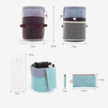 Large Capacity Nylon Lazy Drawstring Storage Bag Toiletry Cylinder...
