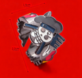 Anime peripheral skeleton jewelry ring