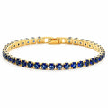 Hip Hop Tennis Zircon Chain Bracelet for Men and Women